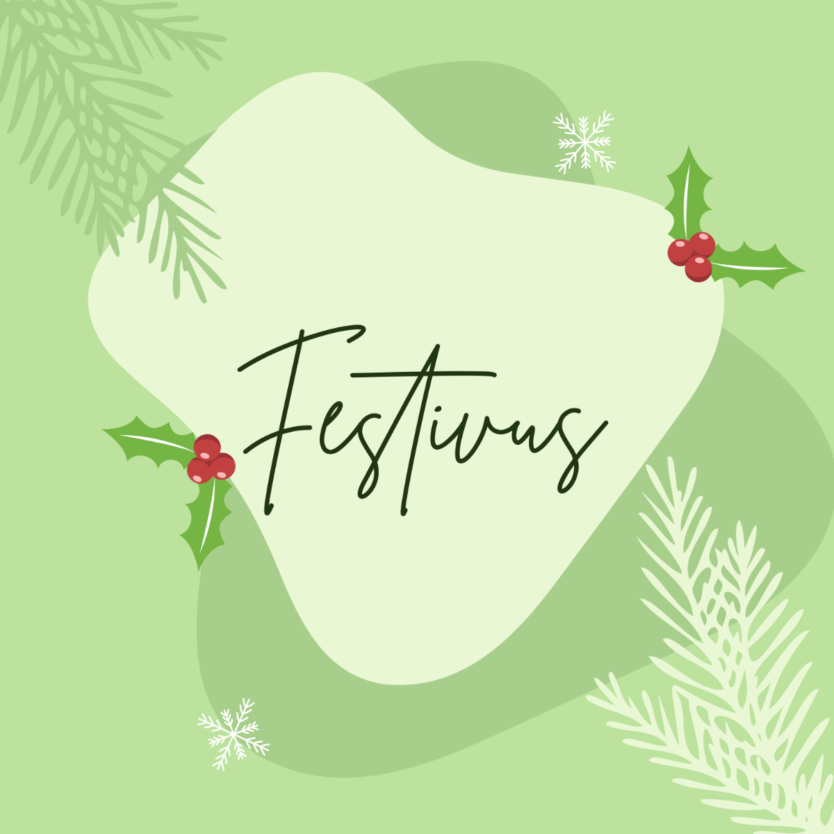 Free Festivus Drawing Vector Template