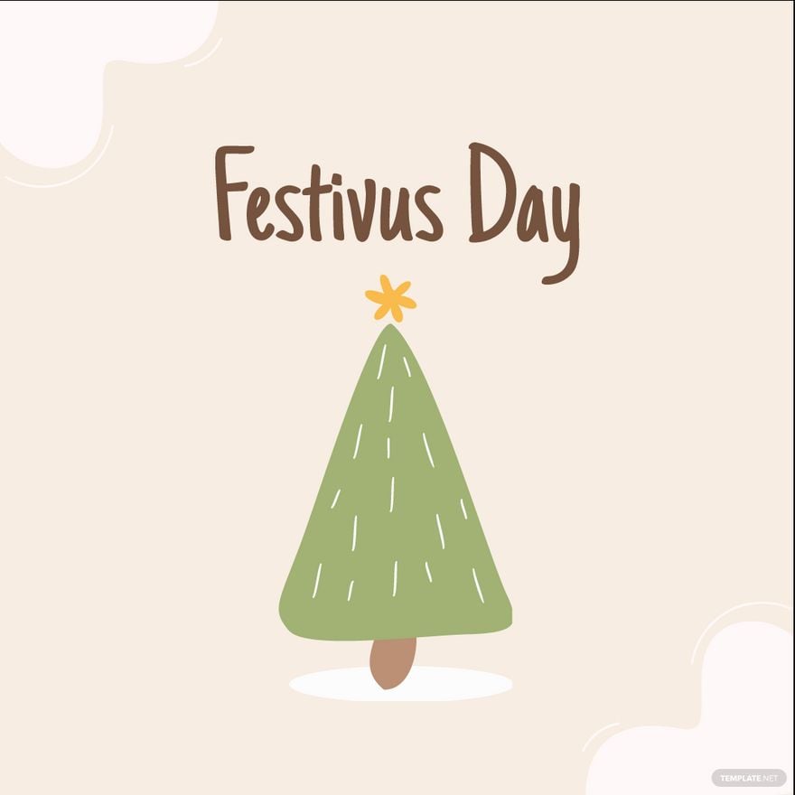 Free Festivus Day Vector in Illustrator, PSD, EPS, SVG, JPG, PNG