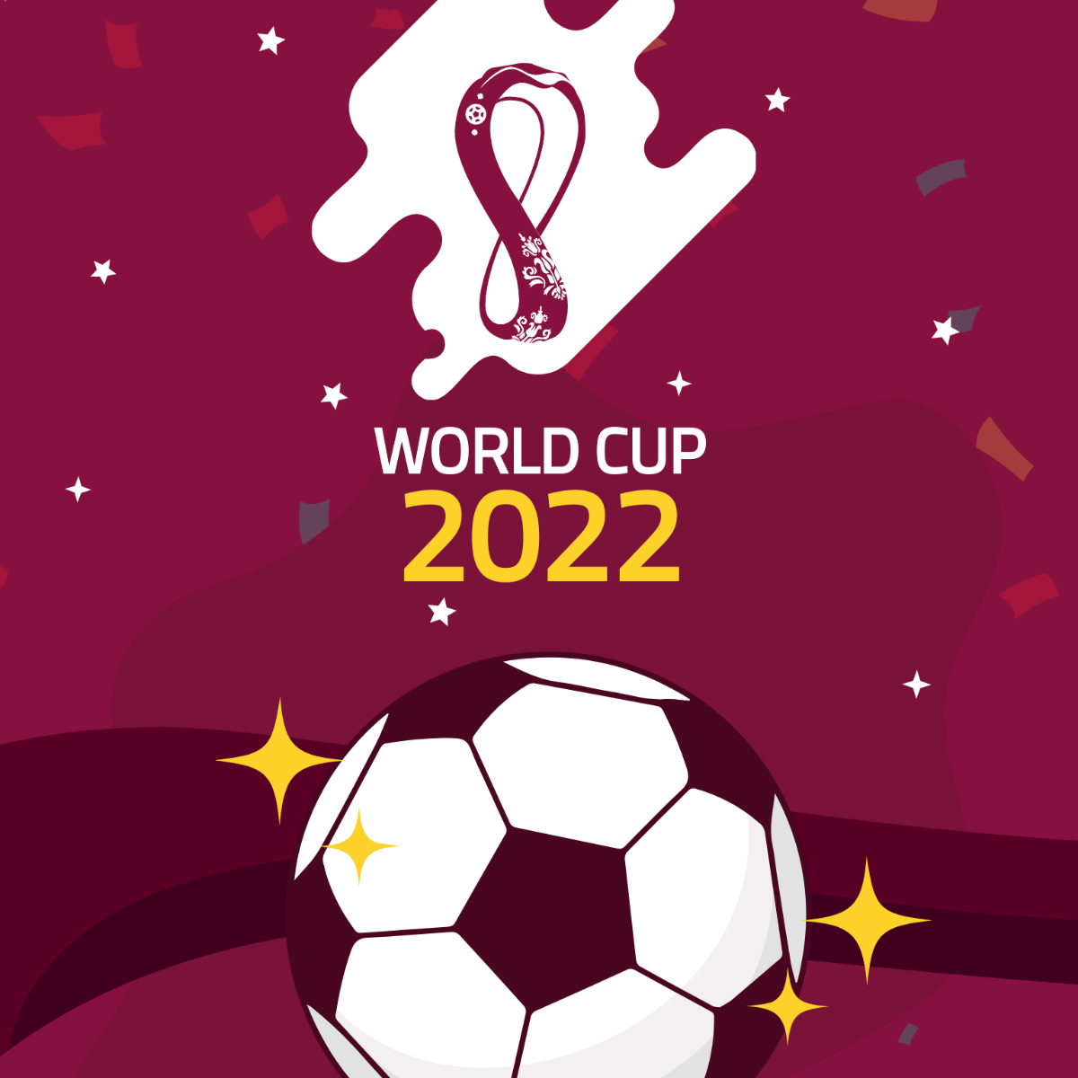 World Cup 2022 Illustrator Template
