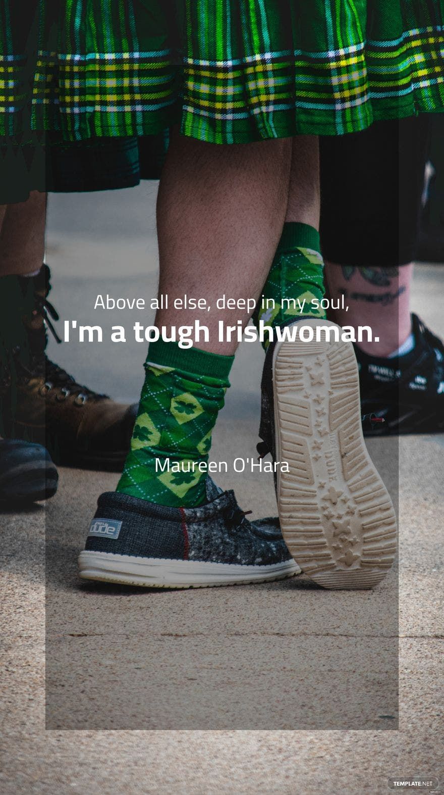 Maureen O'Hara - Above all else, deep in my soul, I'm a tough Irishwoman. in JPEG
