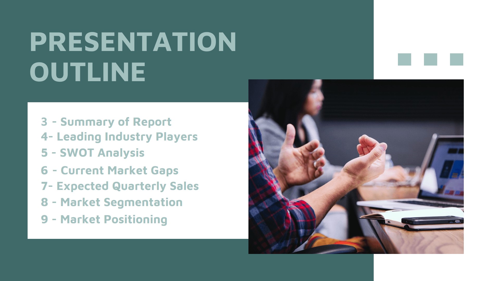 Free Market Analysis Presentation Template to Edit Online