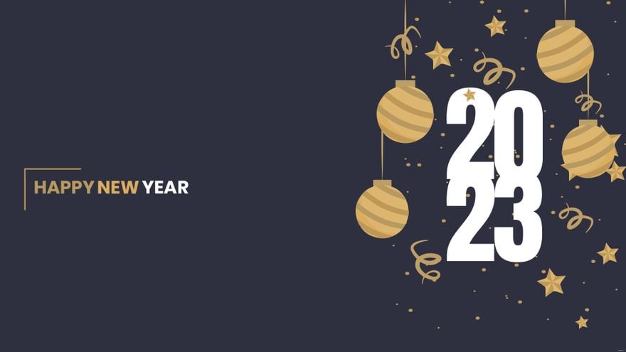 New Year's Day Zoom Background - EPS, Illustrator, JPEG, PSD, PNG, PDF, SVG  