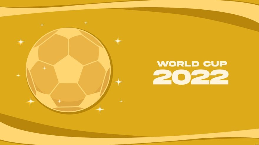World Cup 2022 Gold Background
