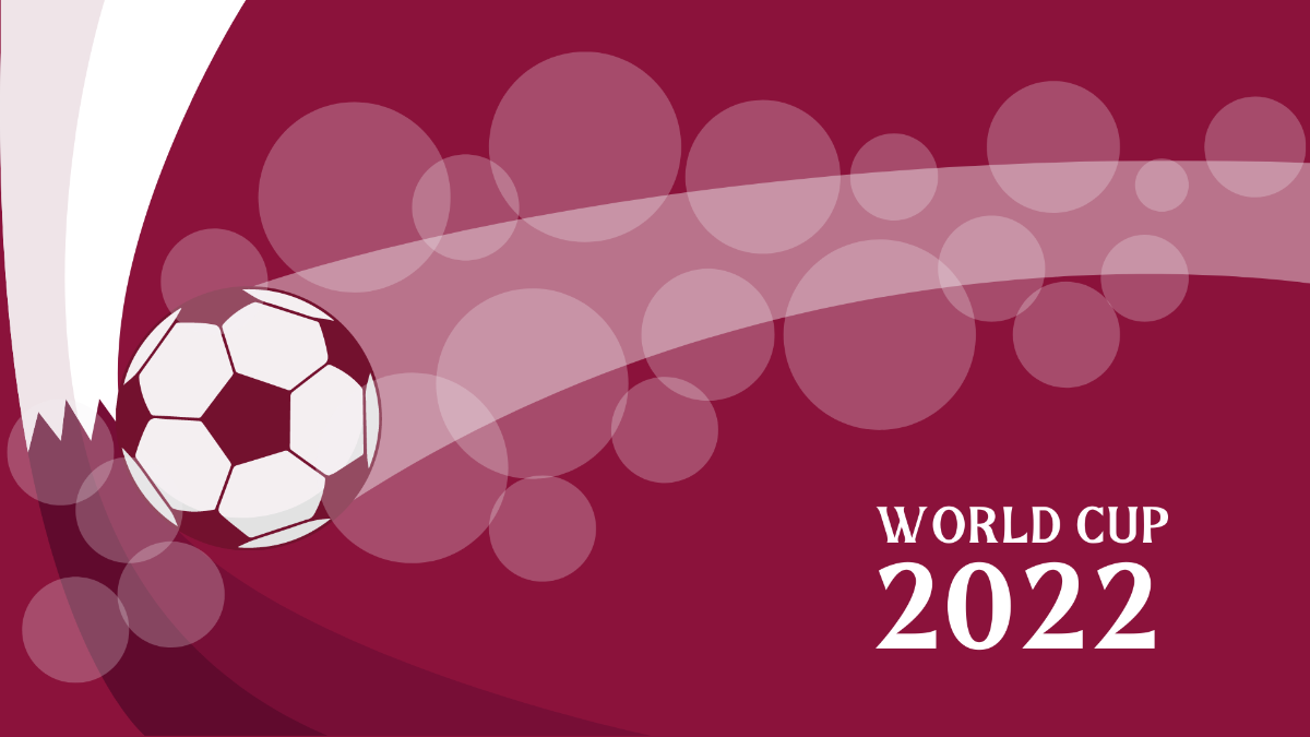World Cup 2022 Blur Background Template