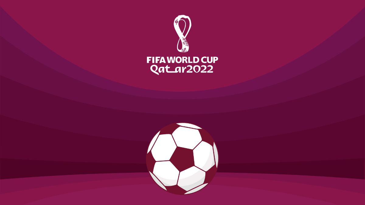 World Cup 2022 Gradient Background Template