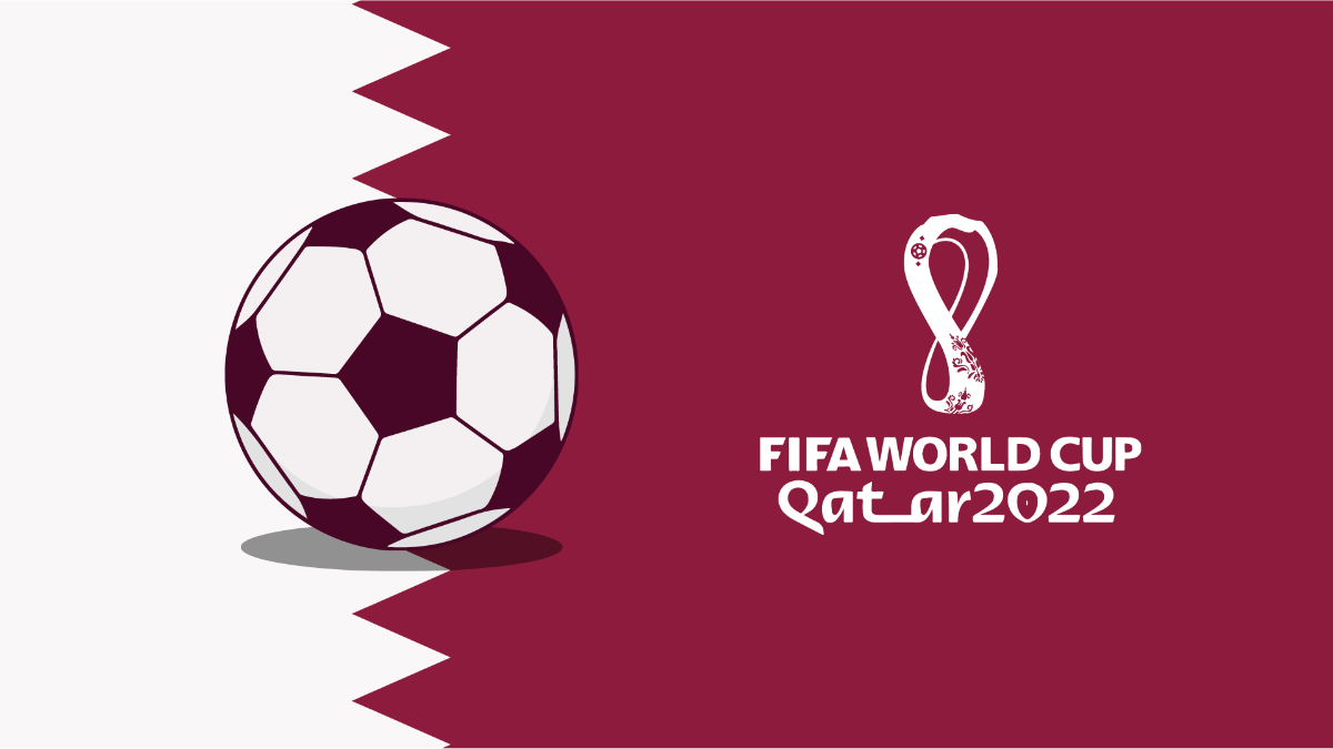World Cup 2022 Plain Background Template