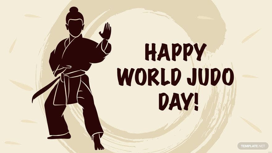 Free Happy World Judo Day Background