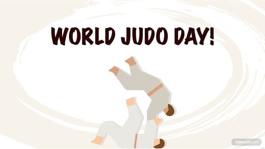 High Resolution World Judo Day Background