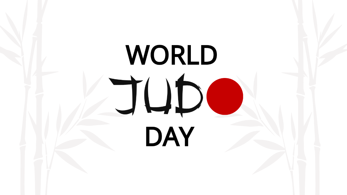 Free World Judo Day Wallpaper Background Template