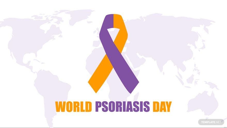 Free World Psoriasis Day Background in PDF, Illustrator, PSD, EPS, SVG, JPG, PNG