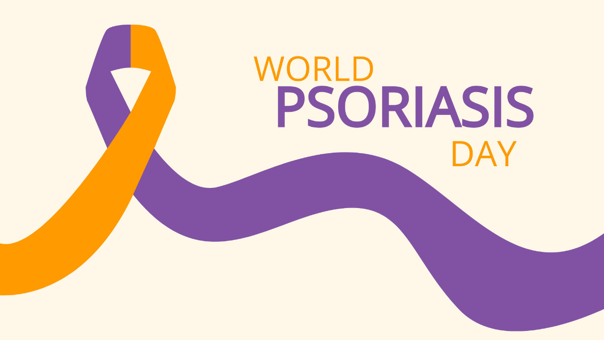 World Psoriasis Day Image Background Template