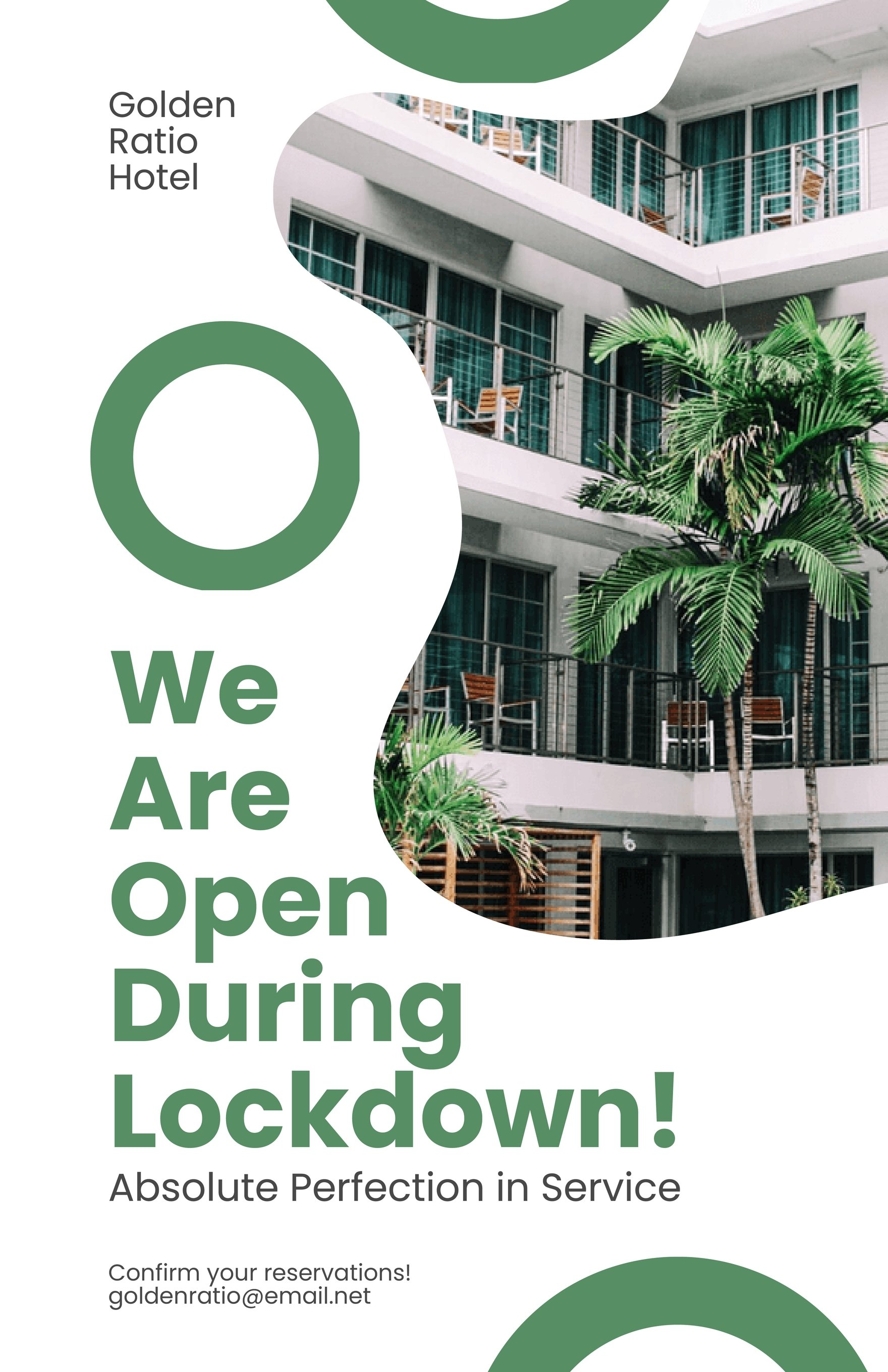 We Are Open During Lockdown Poster