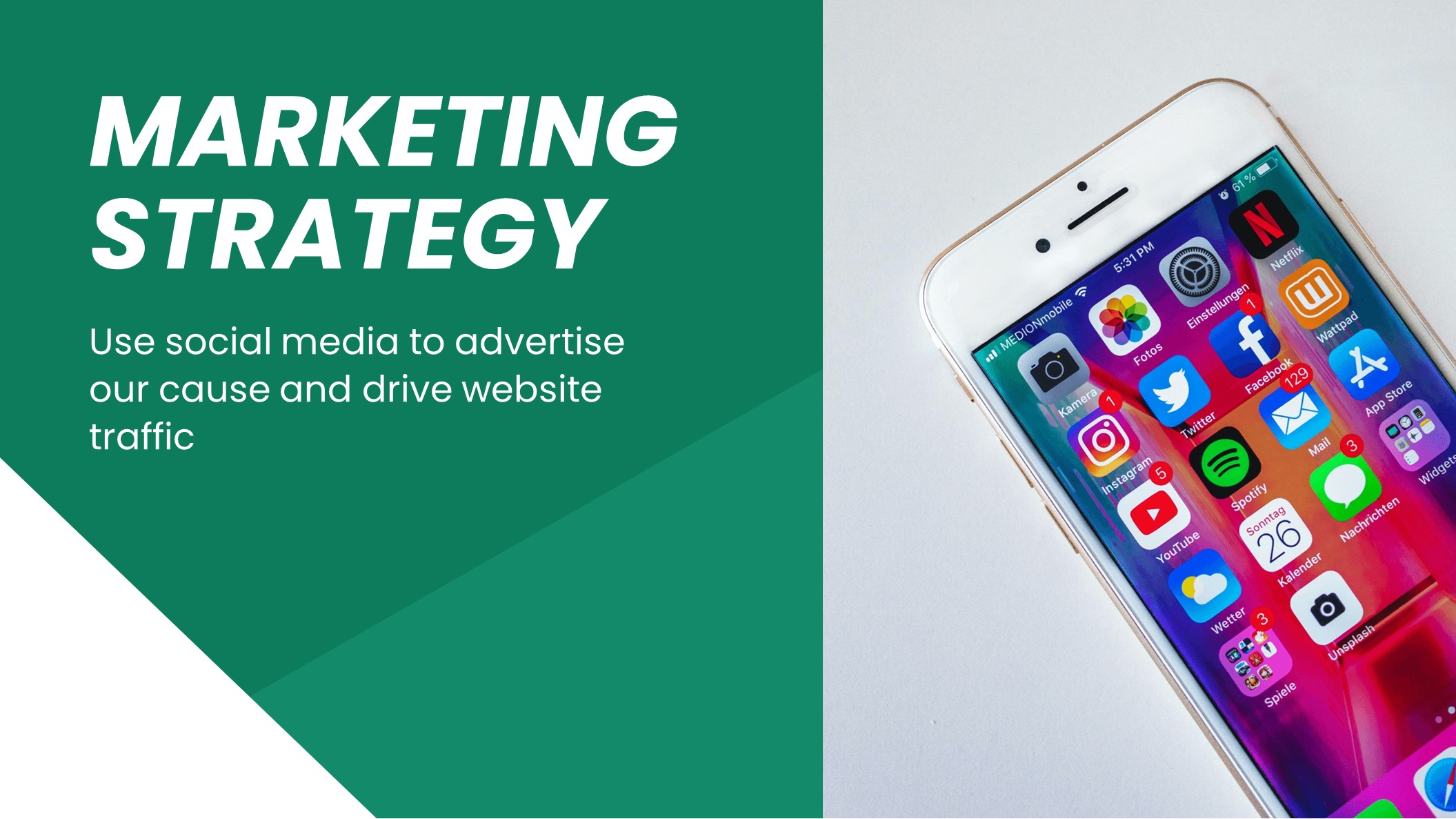 Free Non Profit Organization Marketing Presentation Template to Edit Online