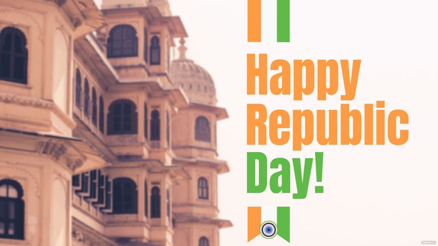 Free Republic Day Blur Background