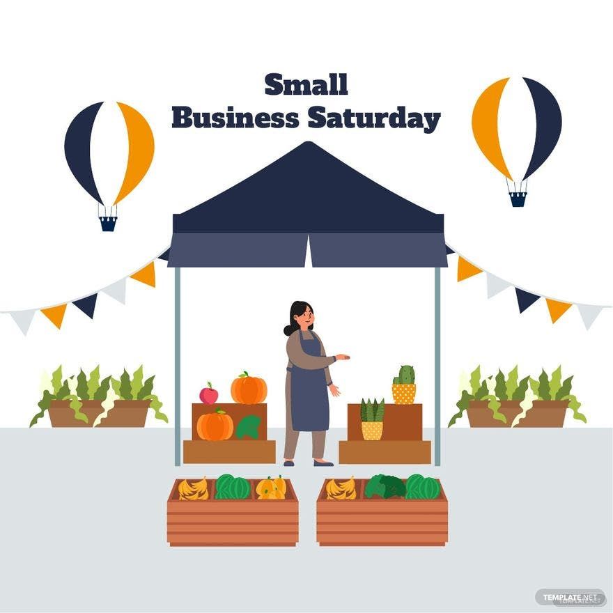 Small Business Saturday Illustration