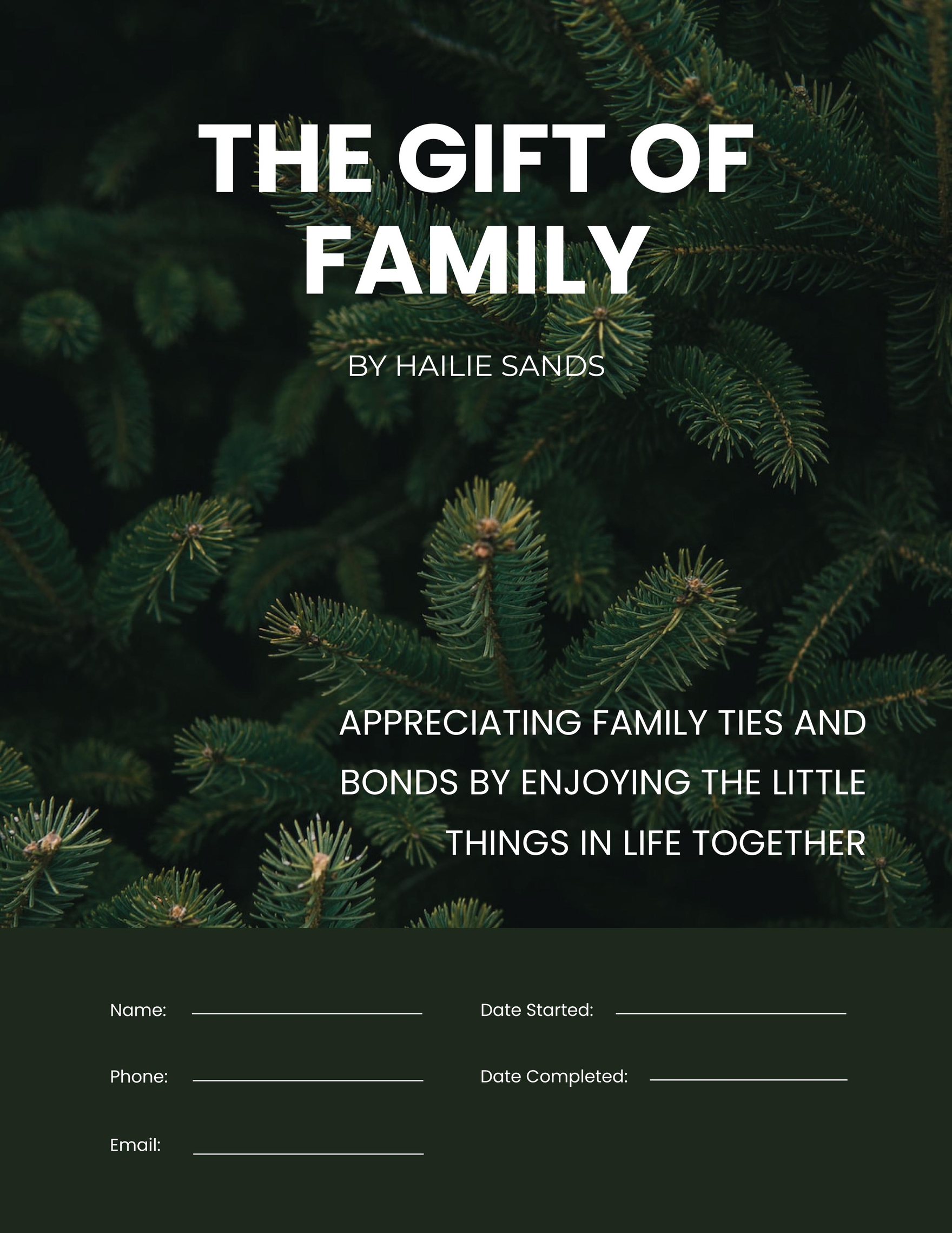 Family's Christmas Workbook