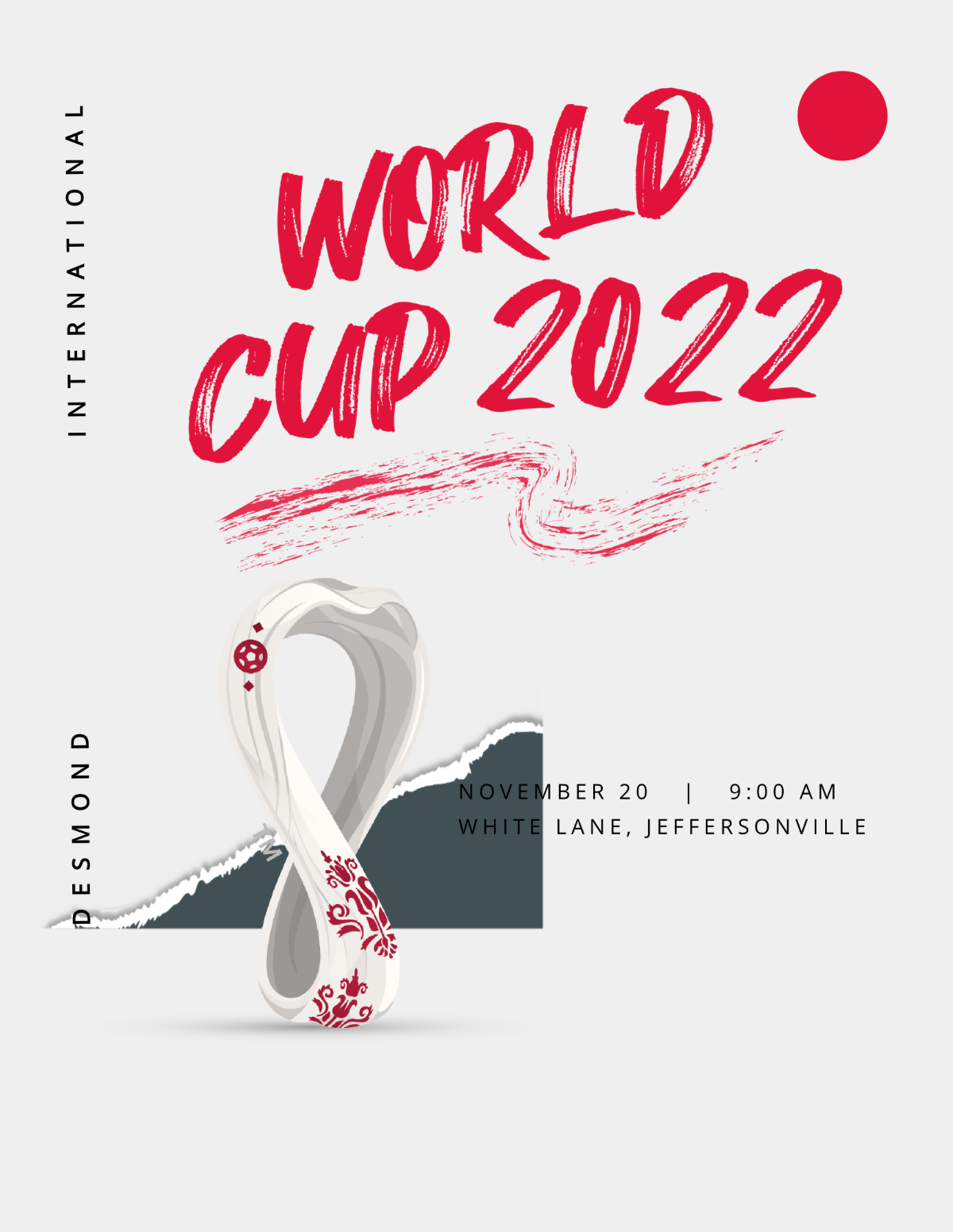 World Cup 2022 Event Flyer Template