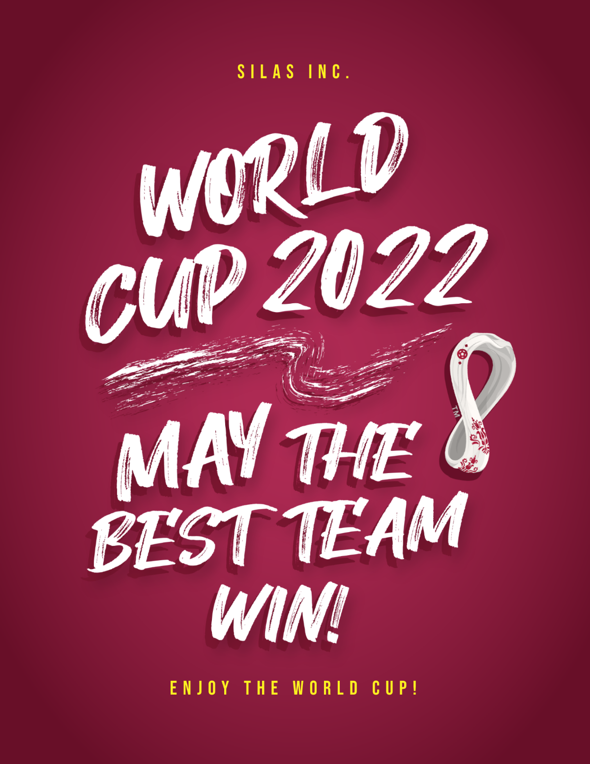 Blank World Cup 2022 Flyer Template