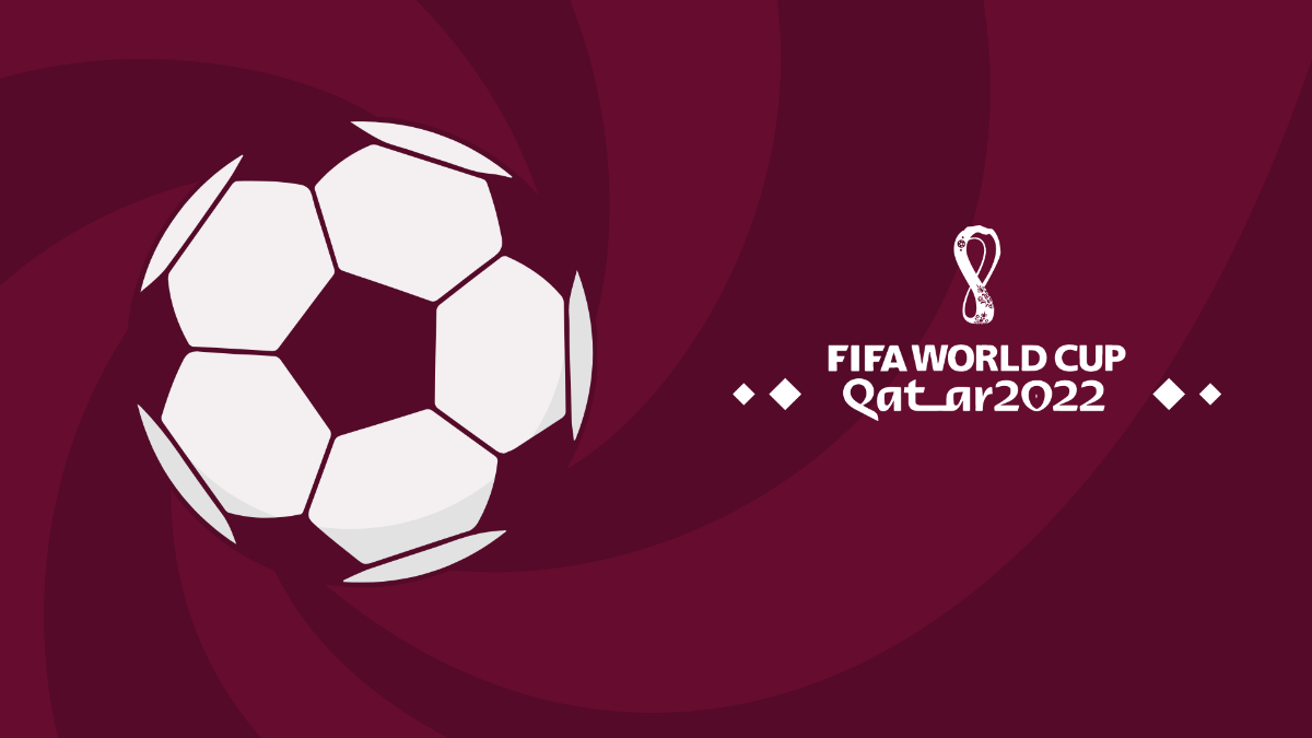 World Cup 2022 Zoom Background Template