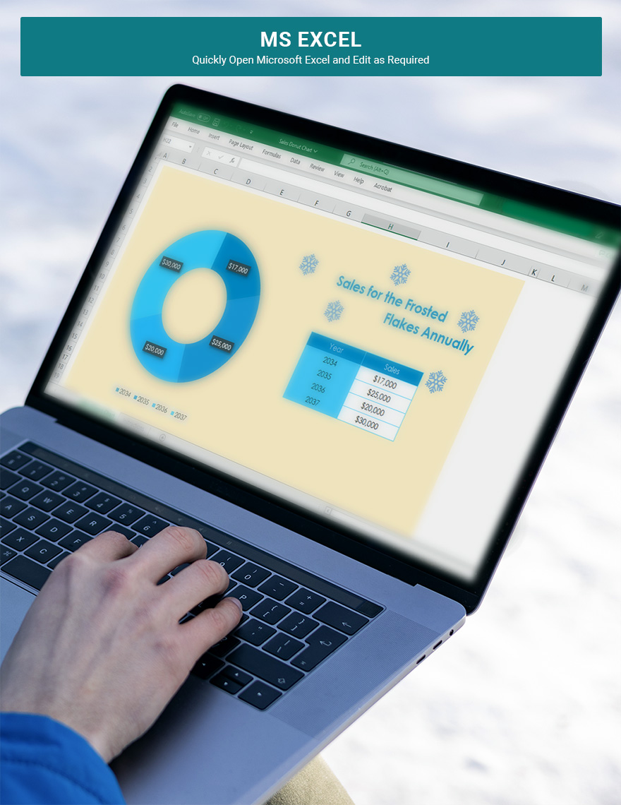 Sales Donut Chart Google Sheets, Excel