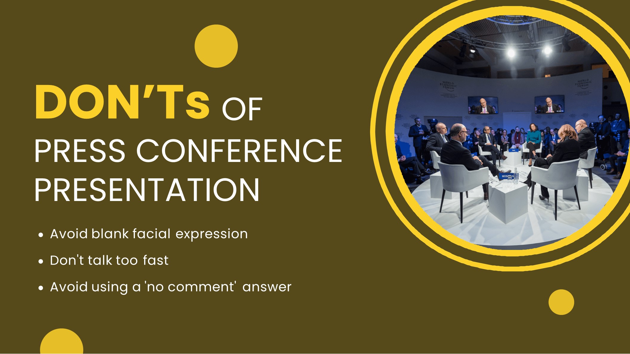 Free Press Conference Presentation Template to Edit Online
