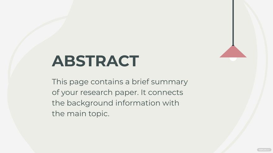 Research Conference Presentation Template