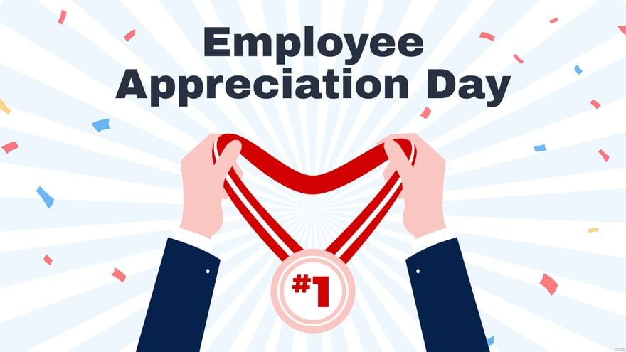 Free Employee Appreciation Day Background in PDF, Illustrator, PSD, EPS, SVG, JPG, PNG