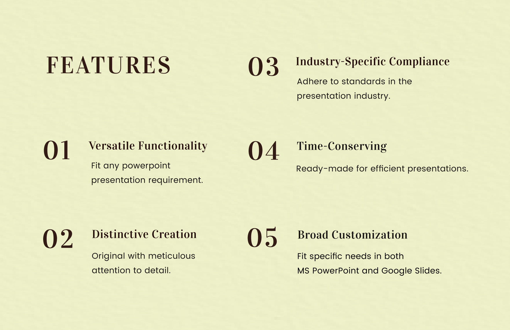 environment presentation meaning