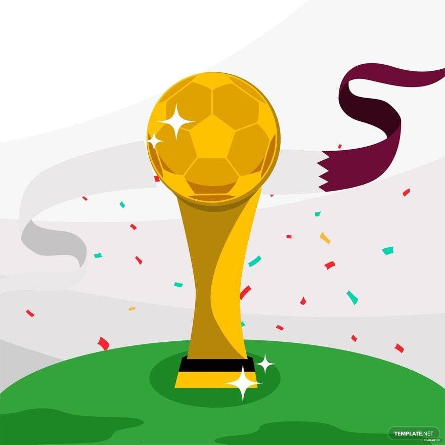 World Cup 2022 Celebration Vector