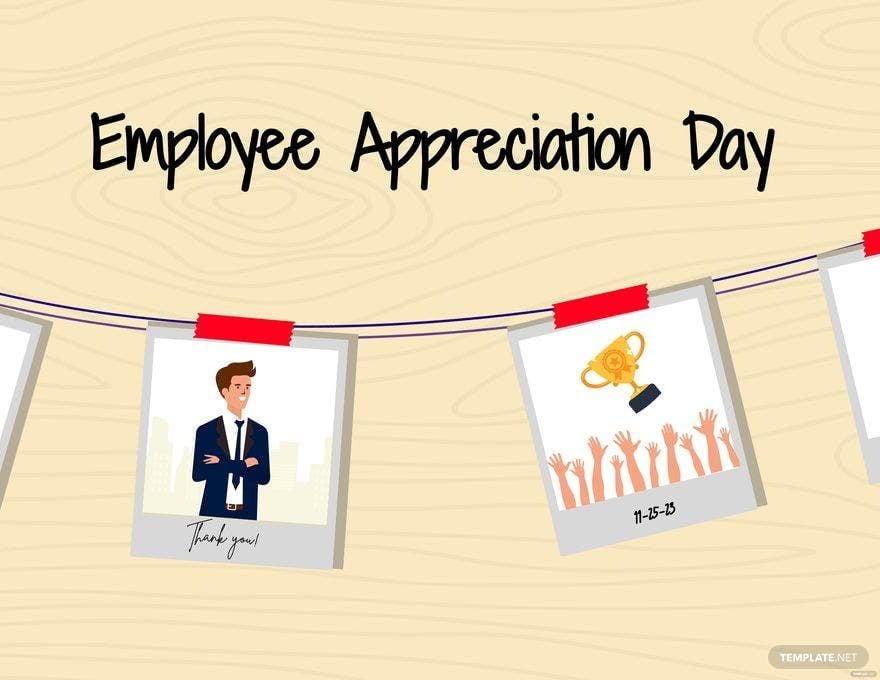 Employee Appreciation Day Photo Background in PDF, Illustrator, PSD, EPS, SVG, JPG, PNG