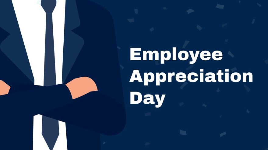 Employee Appreciation Day Wishes Background in Illustrator, JPG