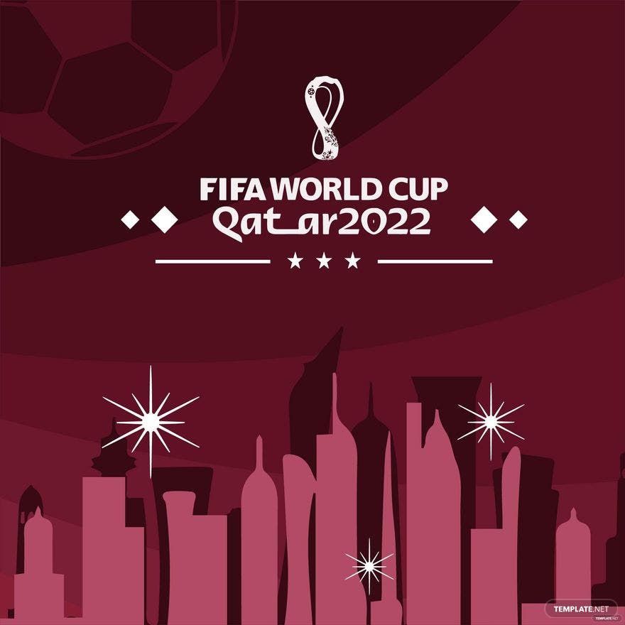Free Happy World Cup 2022 Illustration