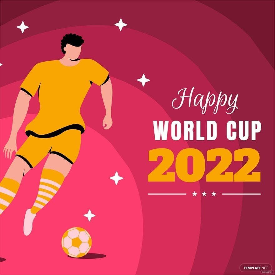 Happy World Cup 2022 Vector in Illustrator, PSD, EPS, SVG, JPG, PNG