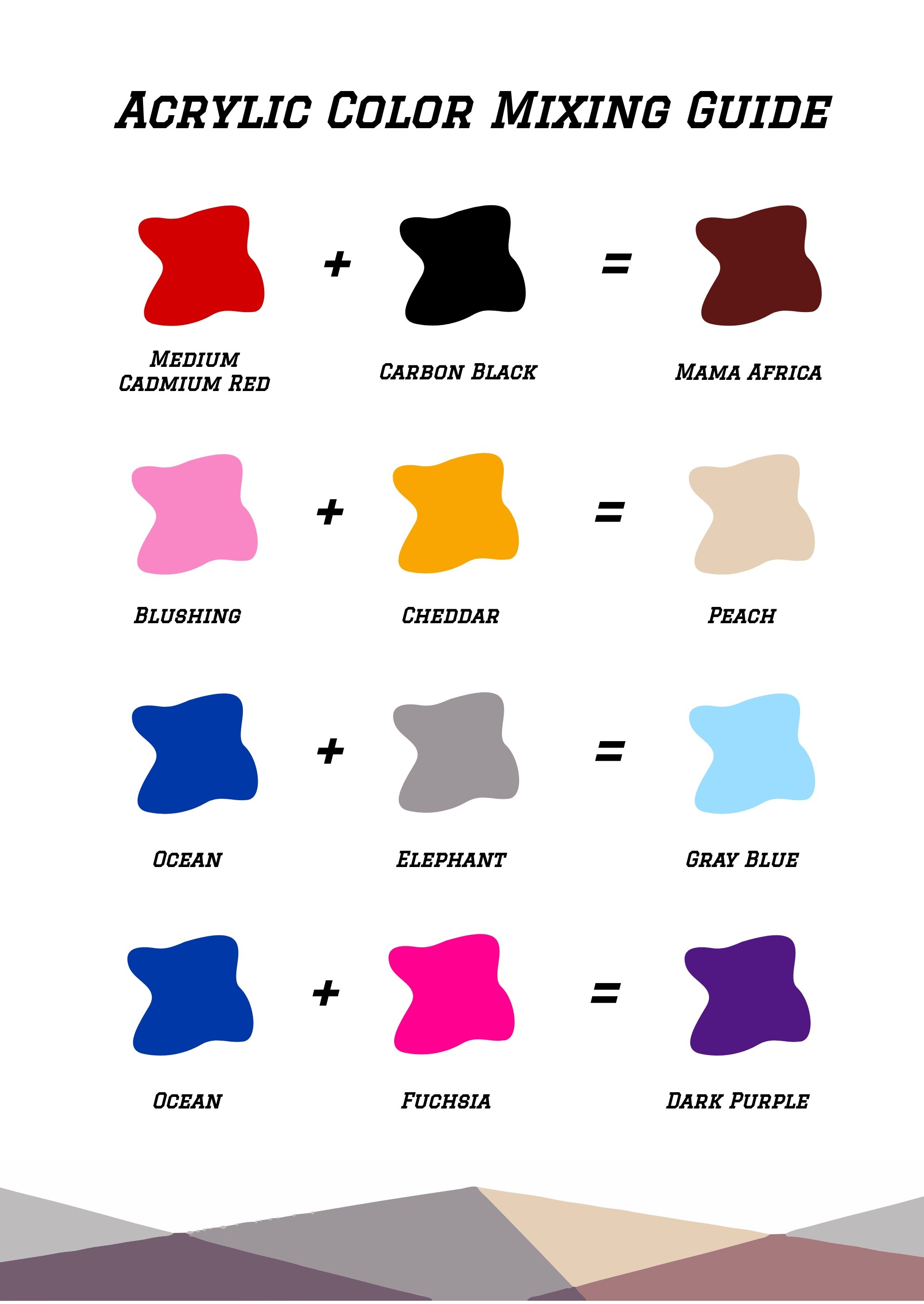What Colors Make Dark Shades of Red [Color Mixing Guide]  Mixing paint  colors, Color mixing chart acrylic, Color mixing guide
