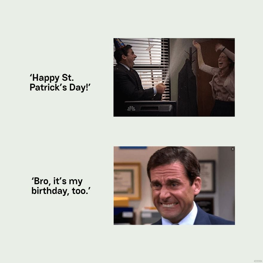 St Patrick's Day Birthday Meme in JPEG
