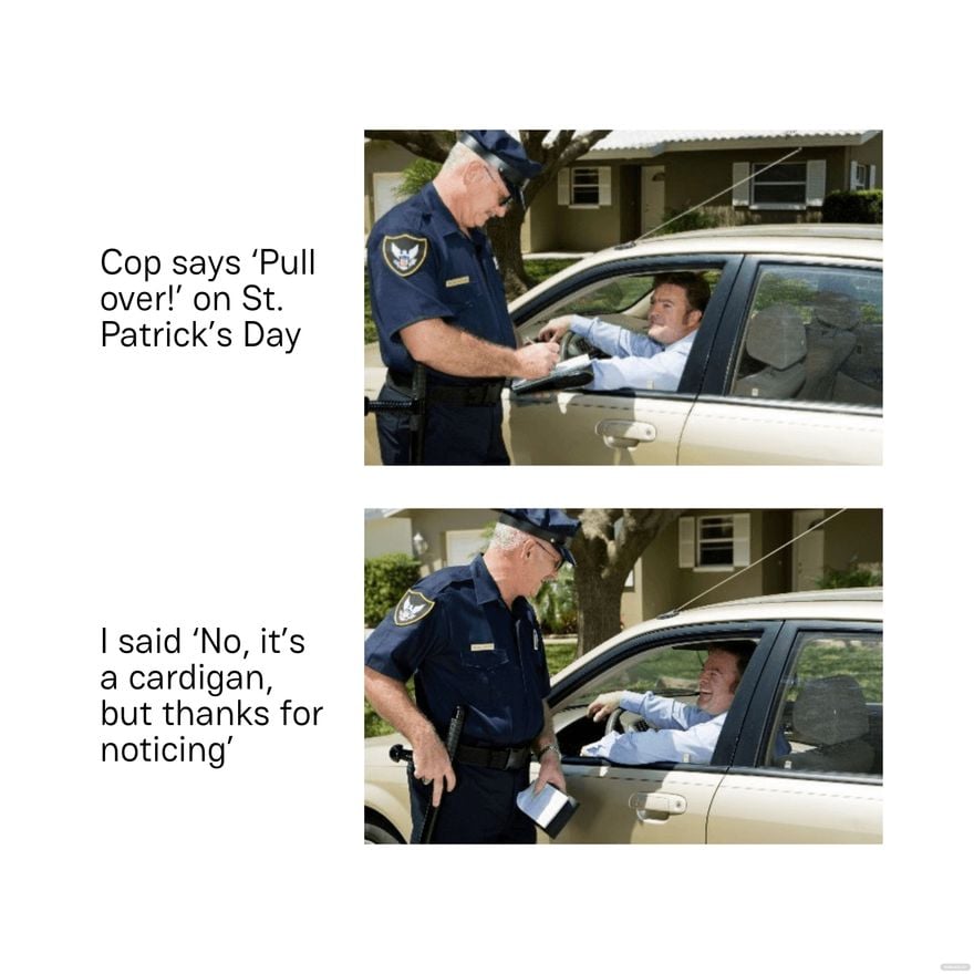 Free Hilarious St Patrick's Day Meme in JPEG