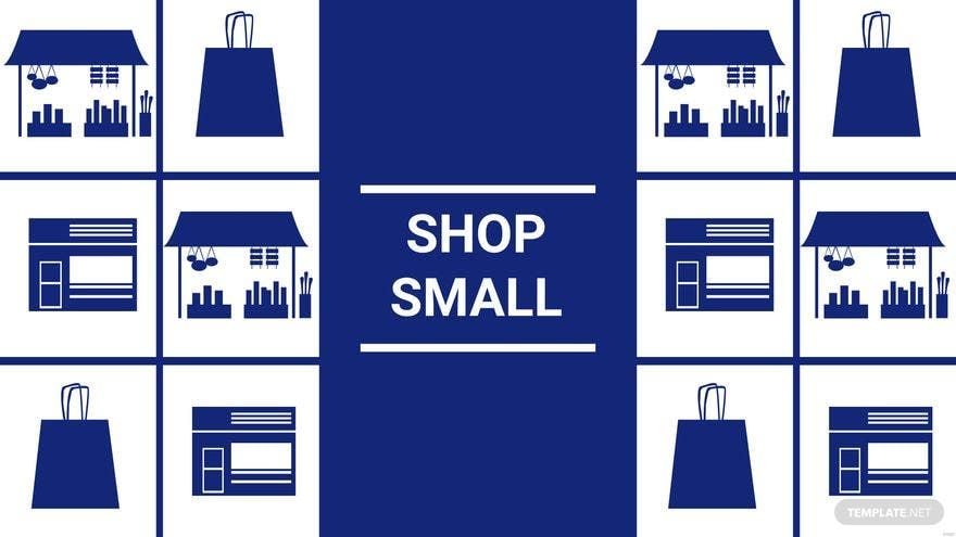 Free Small Business Saturday Design Background