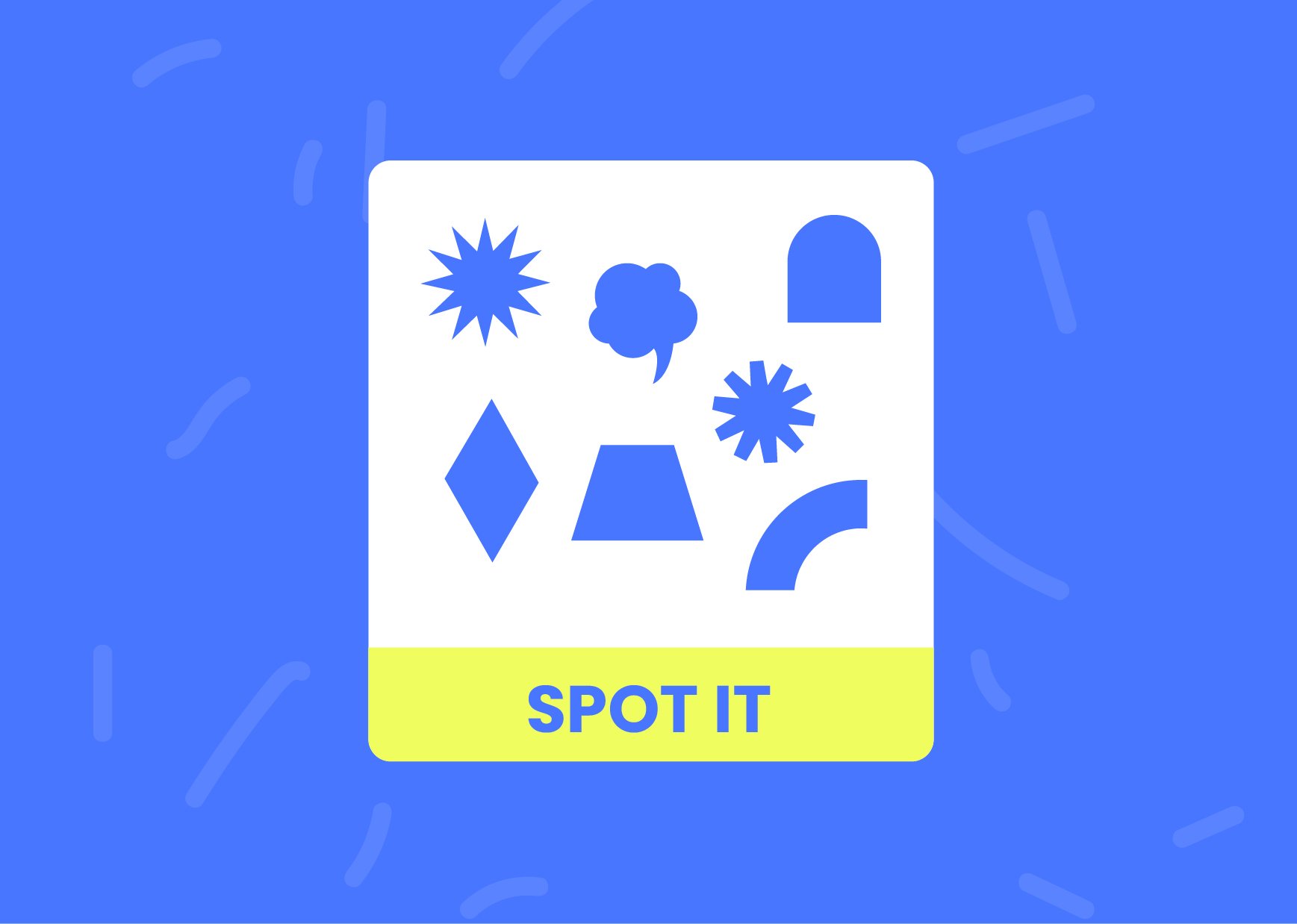 Spot It Card Game Template