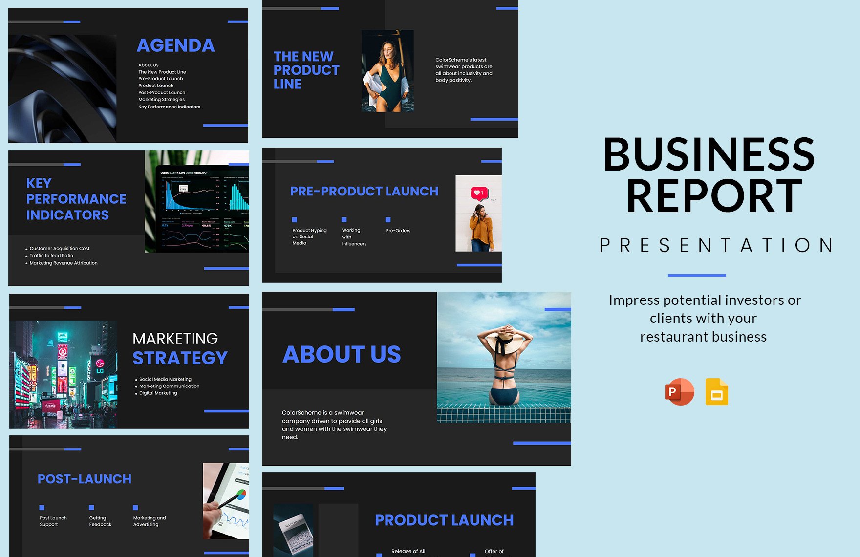 Business Report Presentation Template
