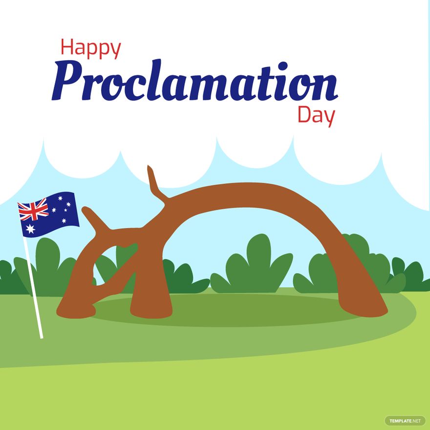 Free Happy Proclamation Day Vector