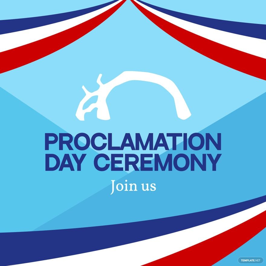 Proclamation Day Poster Vector