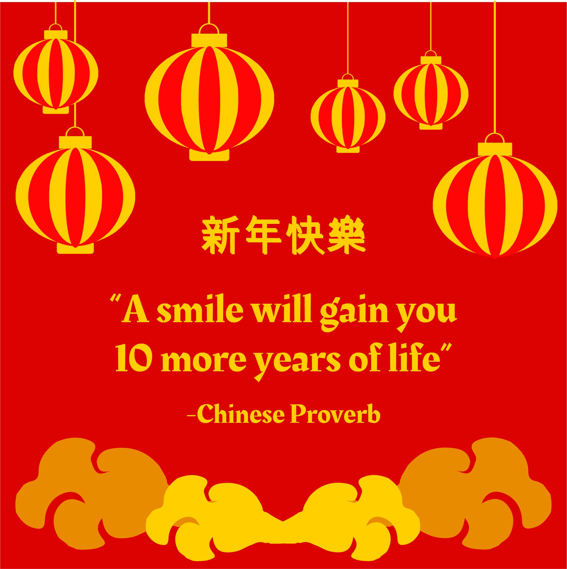 Chinese New Year Quote Vector