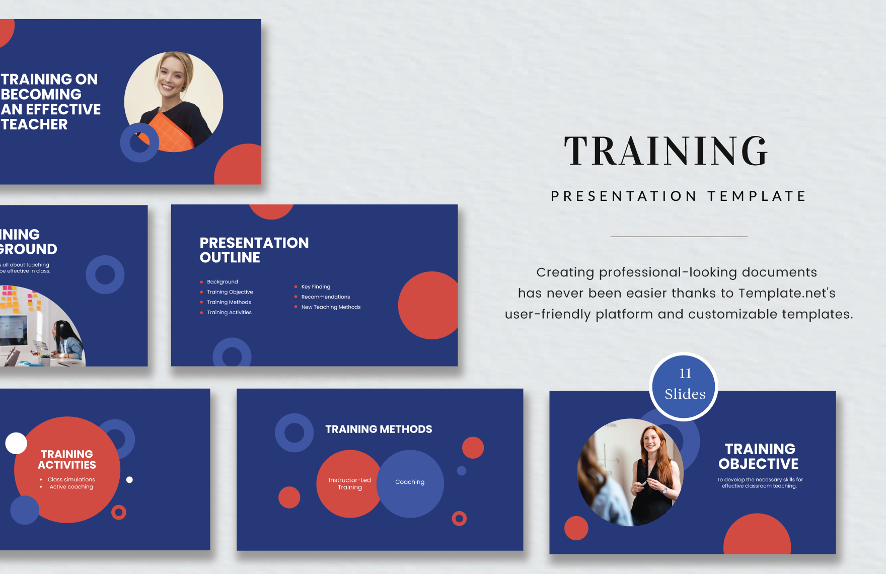 Training Presentation Template Download in PowerPoint, Google Slides