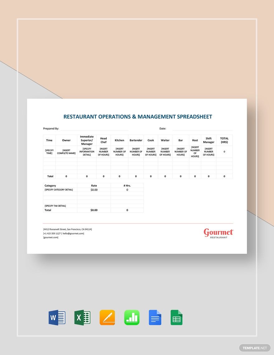 restaurant-operations-management-spreadsheet