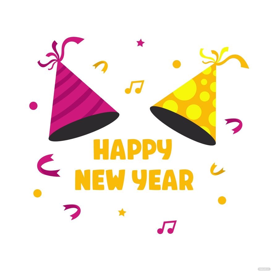 Happy New Year's Day Clipart