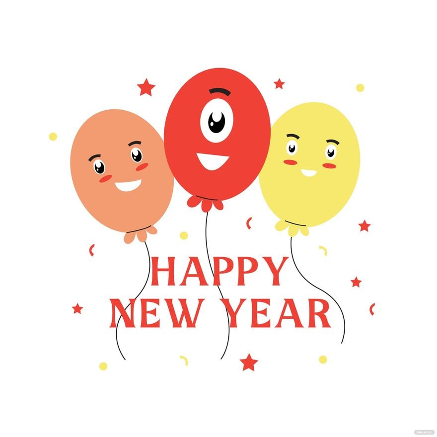 Cute New Year's Day Clipart
