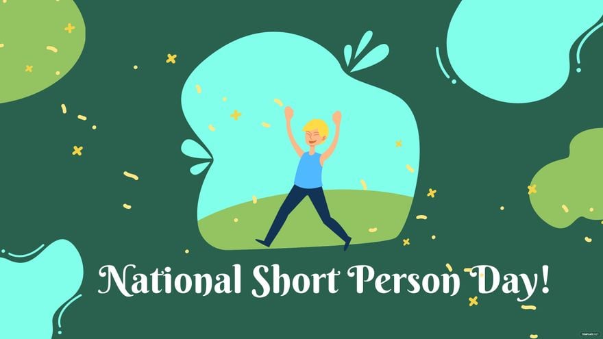 High Resolution National Short Person Day Background