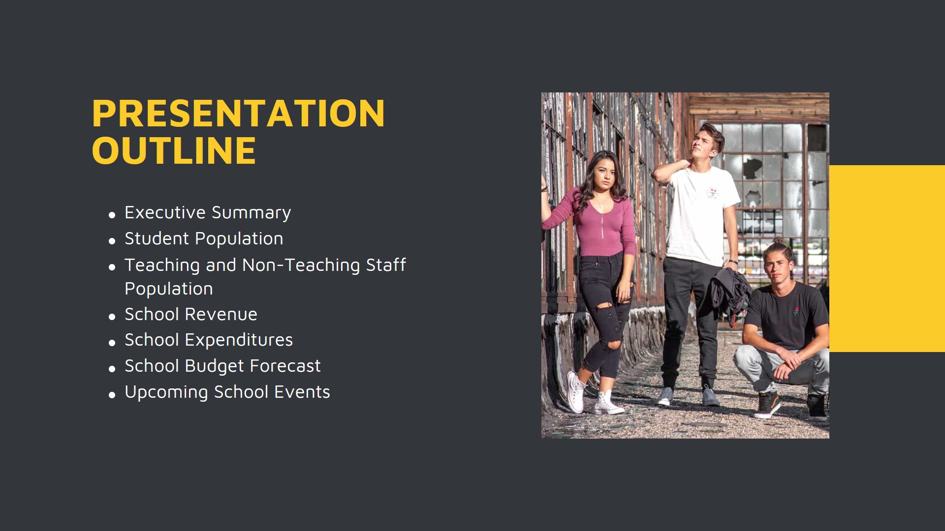 Free School Budget Presentation Template to Edit Online