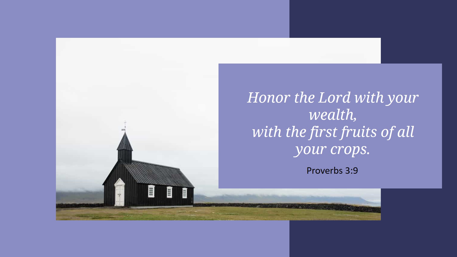 Free Church Budget Presentation Template to Edit Online