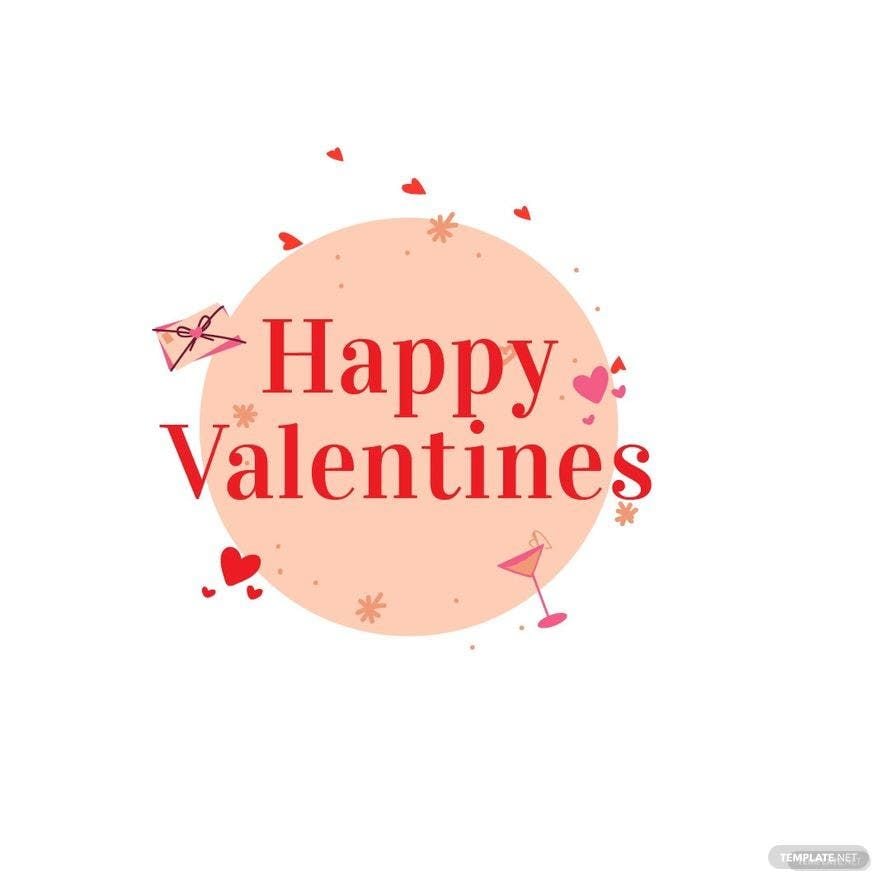 Happy Valentine's Day Clipart in Illustrator, EPS, SVG, PNG, JPEG, PSD -  Download